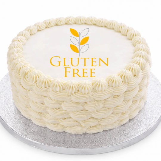 Frosted Gluten Free Vanilla Cake